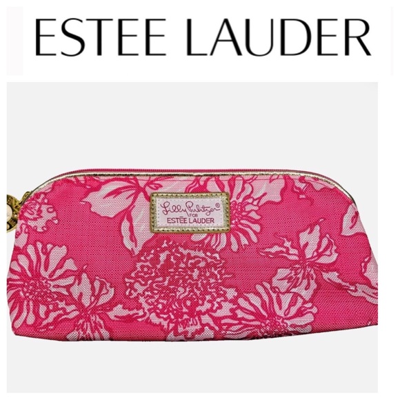LILLY PULITZER X ESTEE LAUDER MAKEUP BAG NWOT - Picture 1 of 14